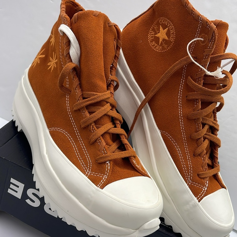 Converse Men’s High-Tops  PLATFORMS Sneakers A04299C
RUN STAR HIKE HI AMBER SE - Picture 6 of 16